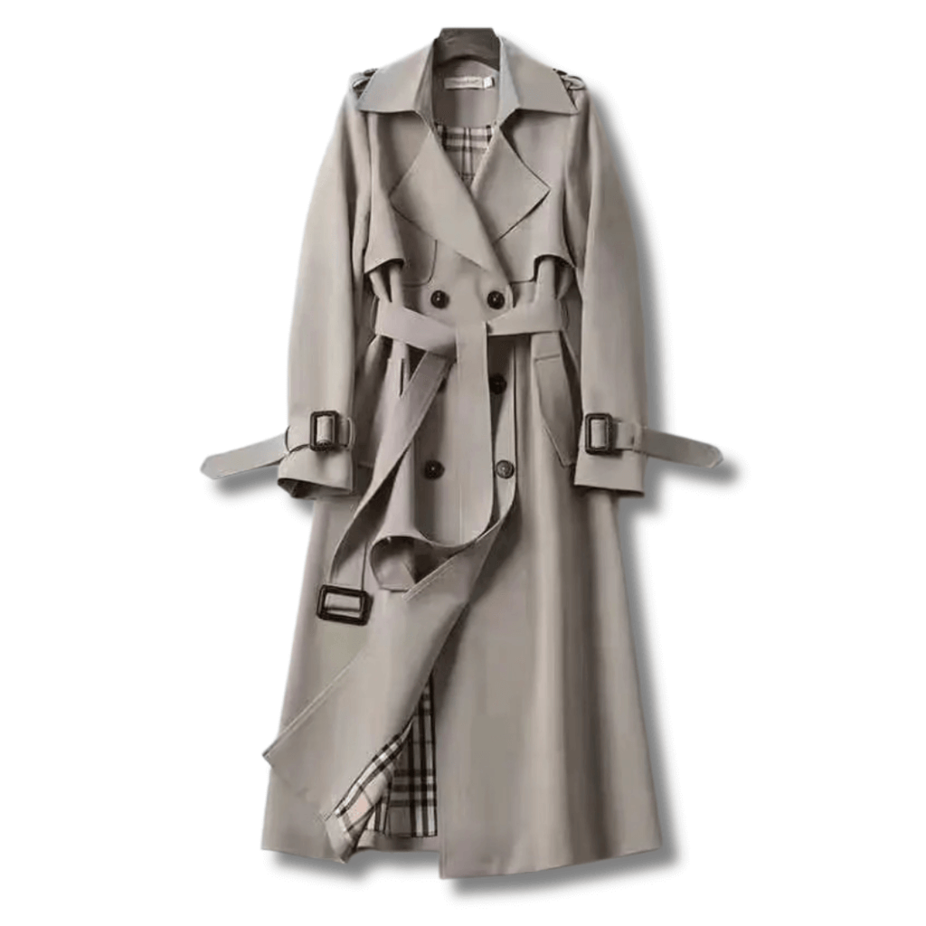 Classic Double-Breasted Trench Coat