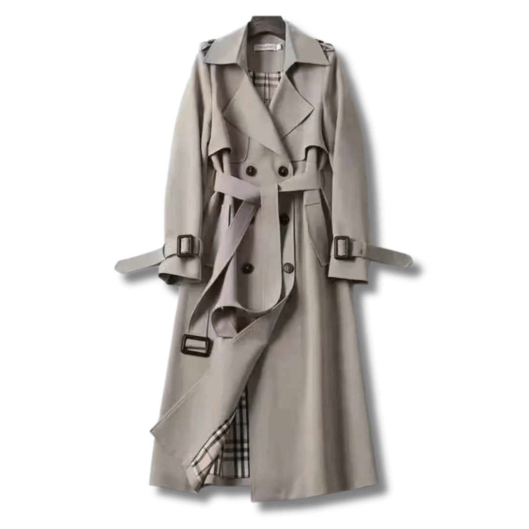 Classic Double-Breasted Trench Coat