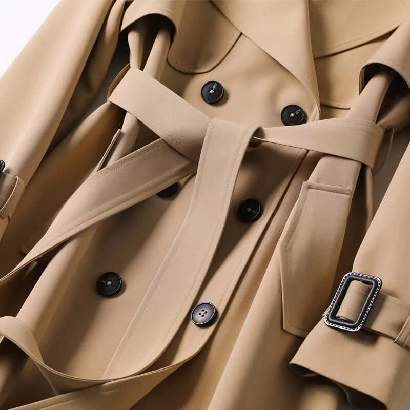 Classic Double-Breasted Trench Coat