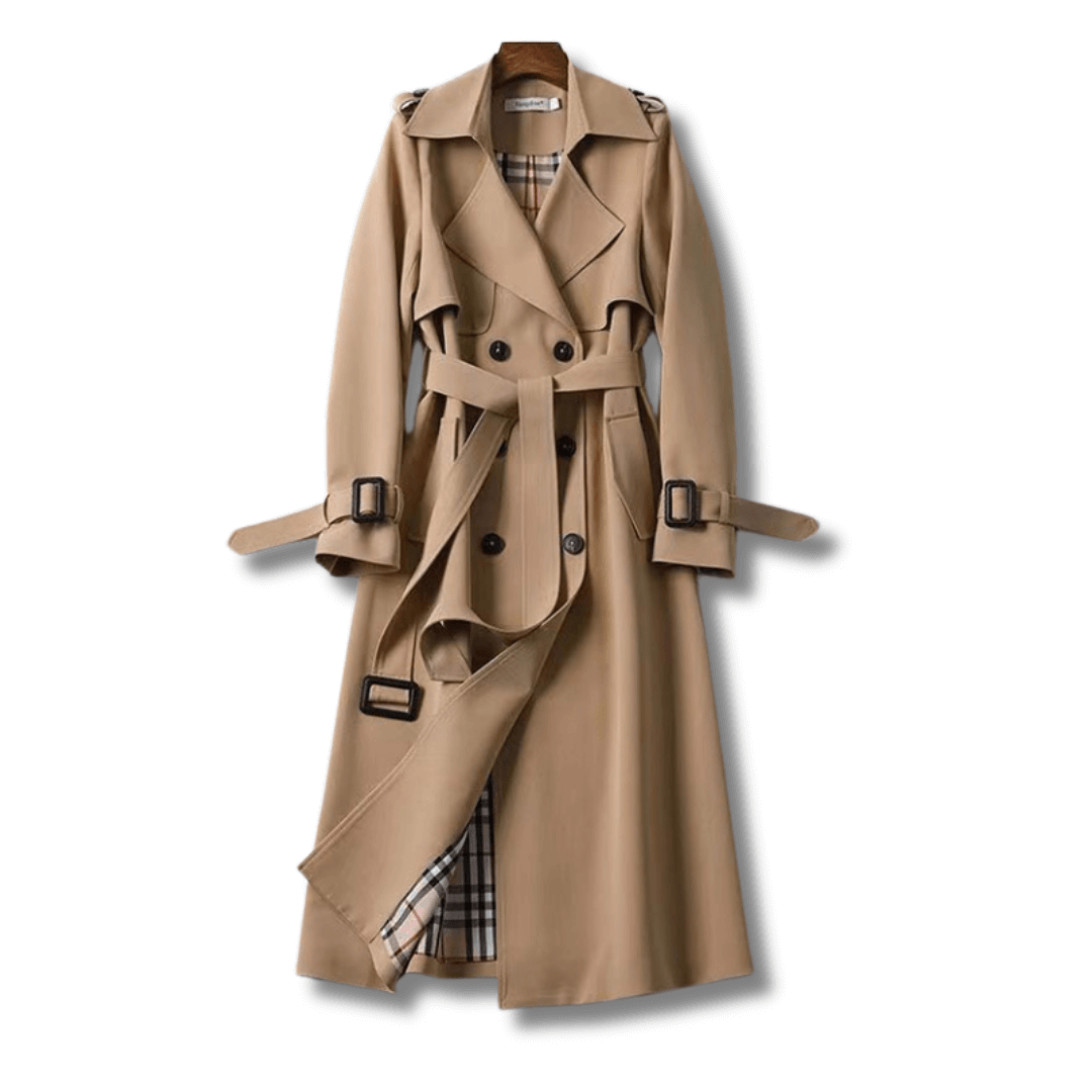 Classic Double-Breasted Trench Coat