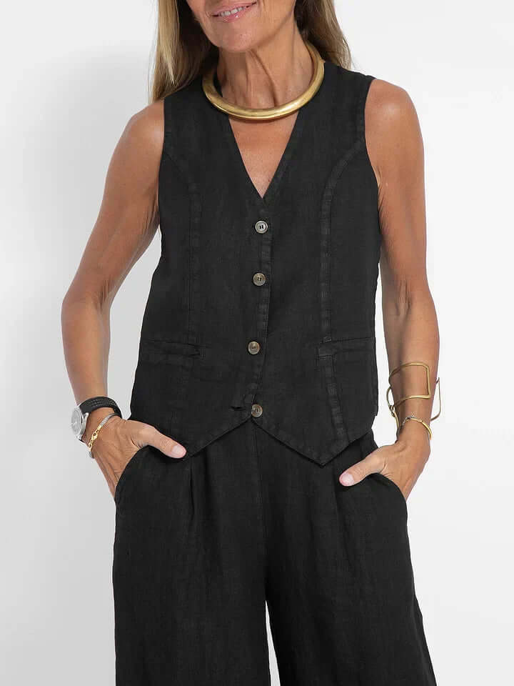 Two-Piece Vest Set