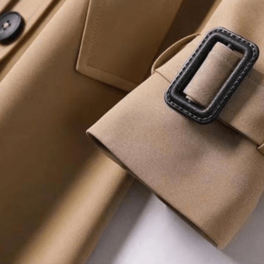 Classic Double-Breasted Trench Coat