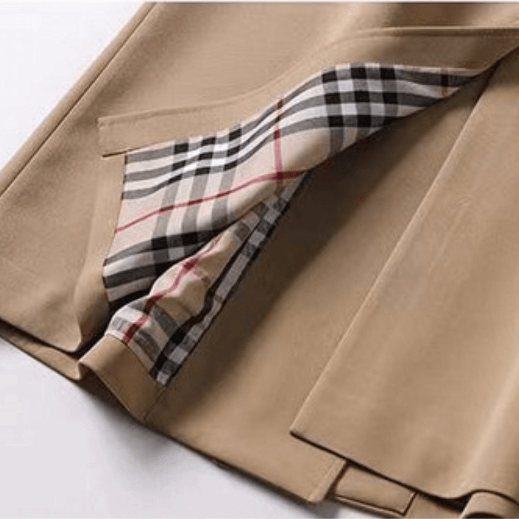 Classic Double-Breasted Trench Coat