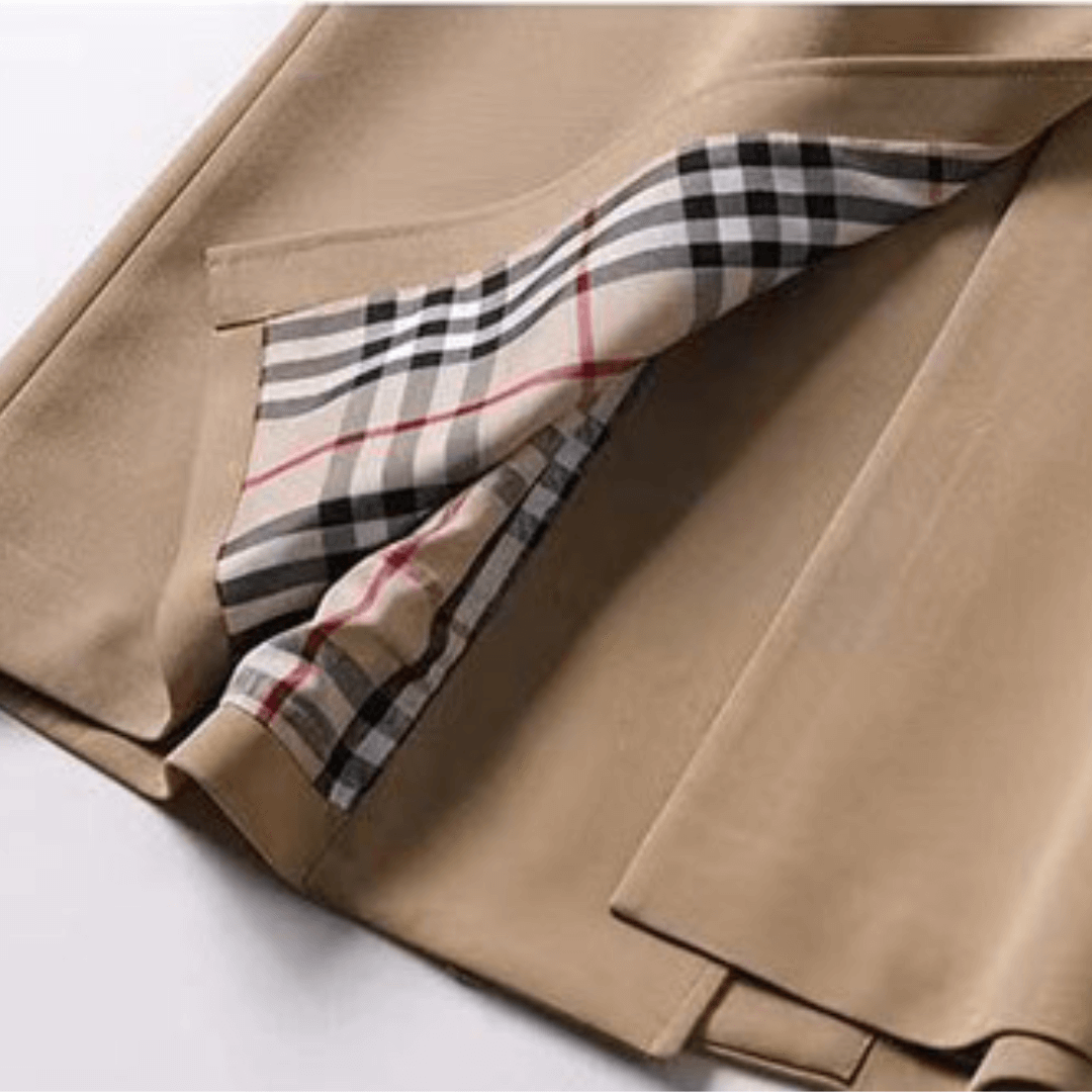 Classic Double-Breasted Trench Coat