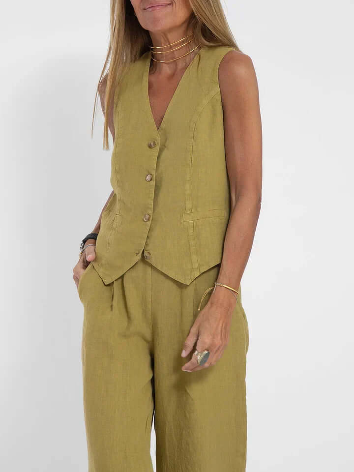 Two-Piece Vest Set