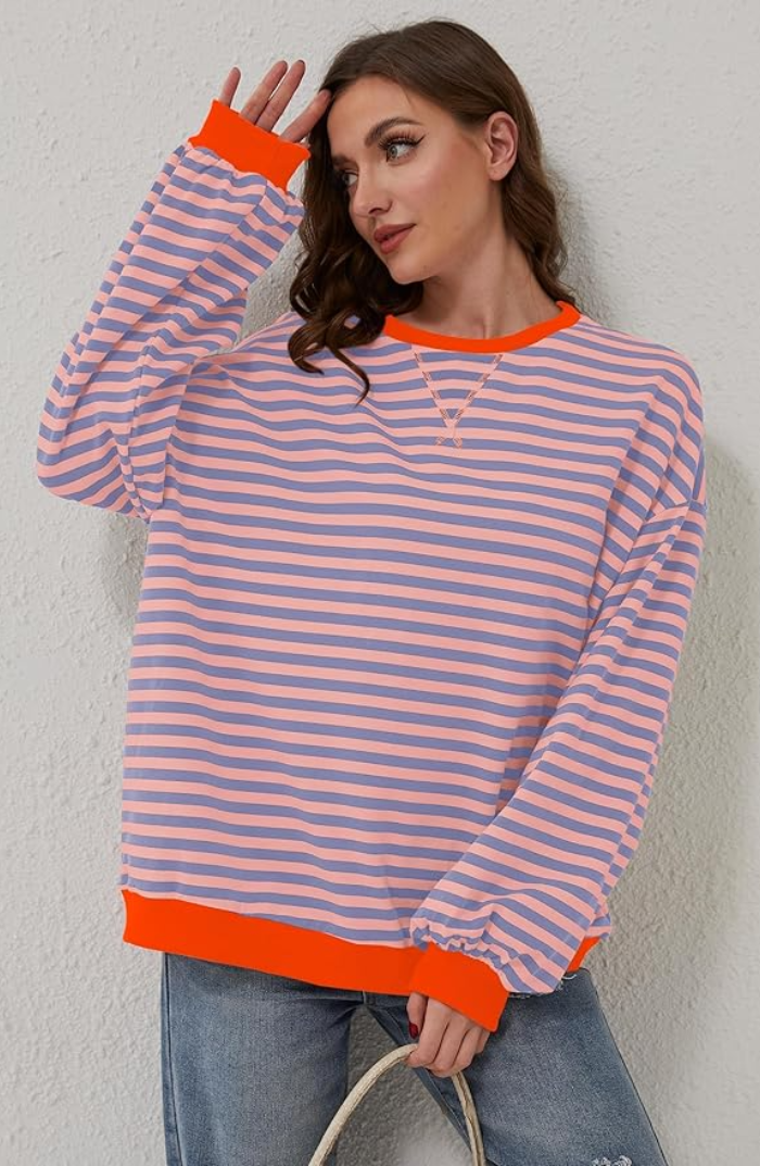 Striped Crewneck Sweater
