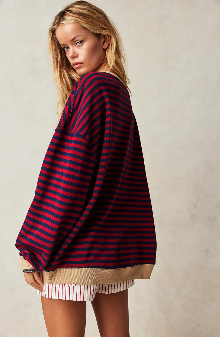 Striped Crewneck Sweater