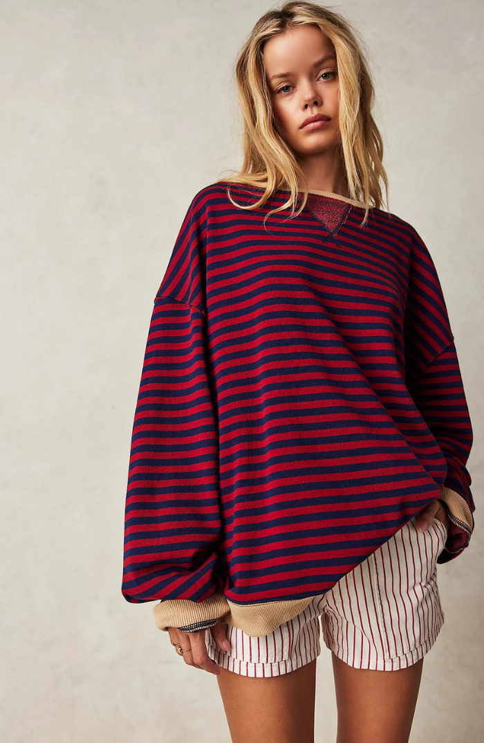 Striped Crewneck Sweater