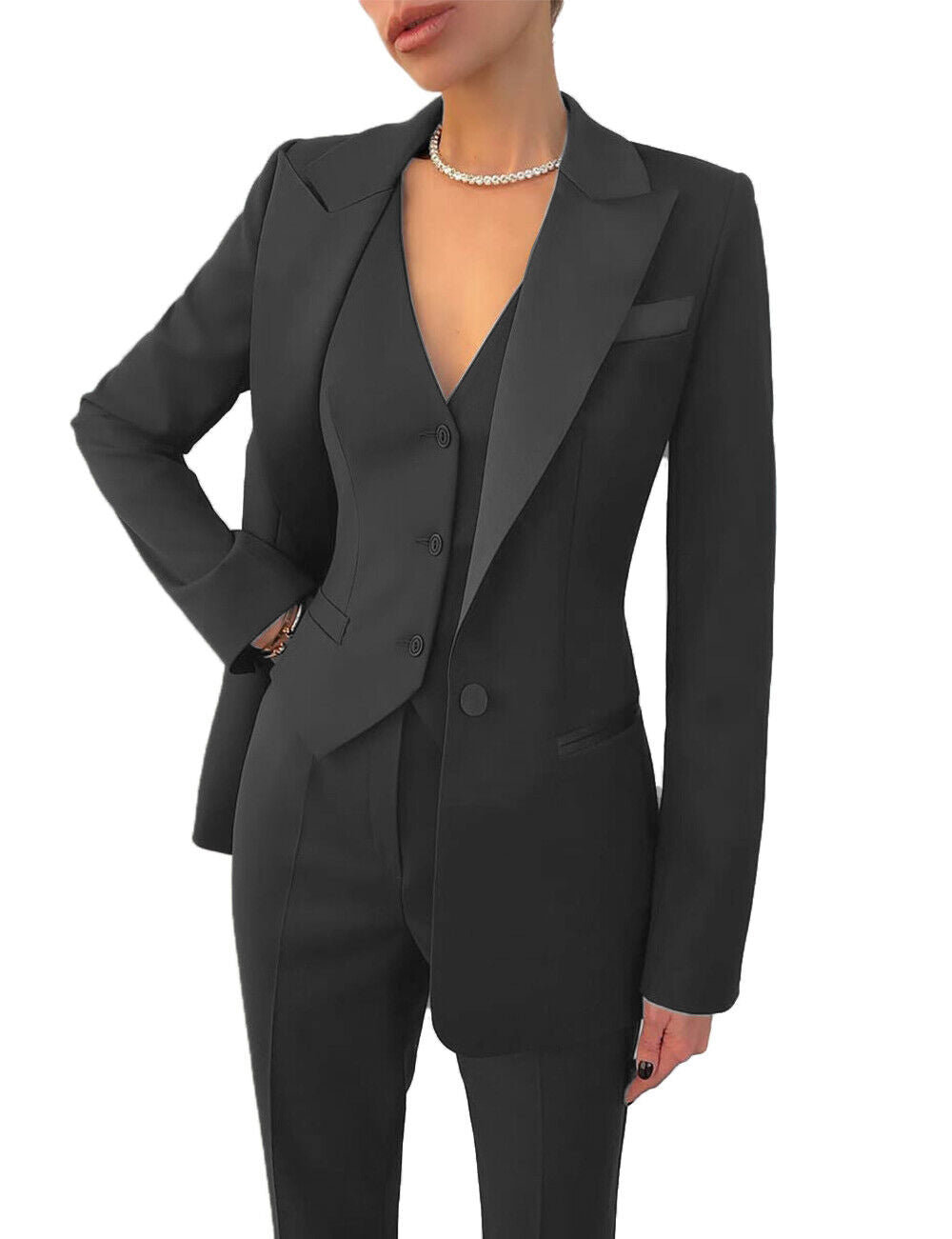 Elegant 3-Piece Suit Set for All-Season Wear