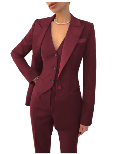 Elegant 3-Piece Suit Set for All-Season Wear