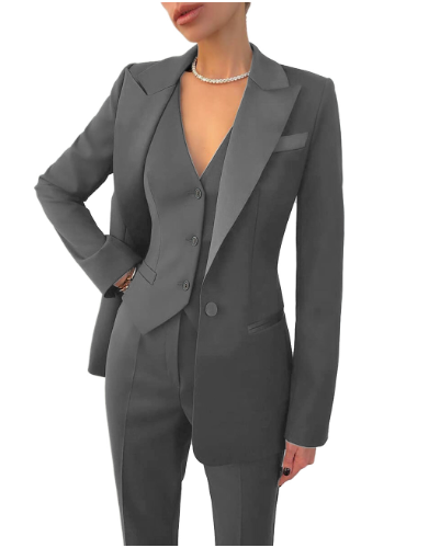 Elegant 3-Piece Suit Set for All-Season Wear